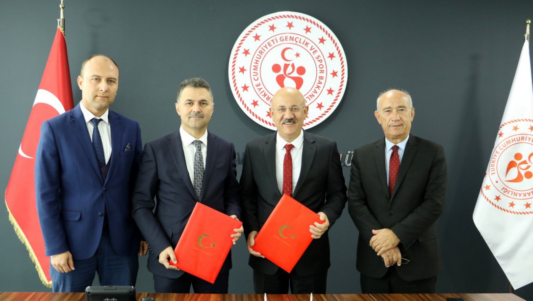 Antalya Gençlik Hizmetleri ve Spor İl Müdürlüğü ile Müdürlüğümüz arasında  İş Birliği Protokolü İmzalandı..