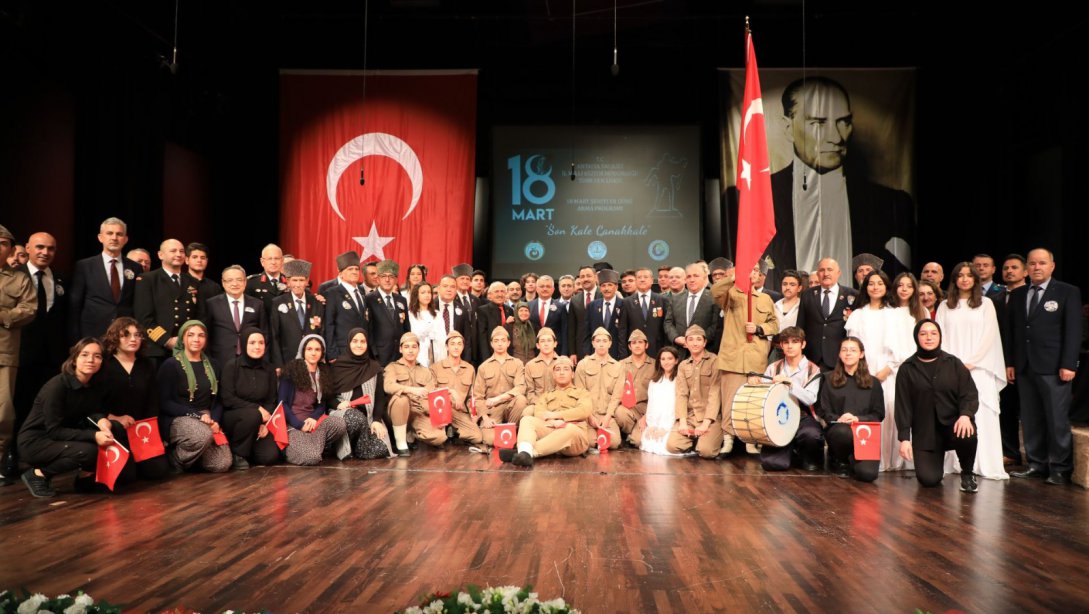 18 Mart Şehitleri Anma Günü ve Çanakkale Zaferi'nin 108. Yıldönümü Anma Program Gerçekleştirildi